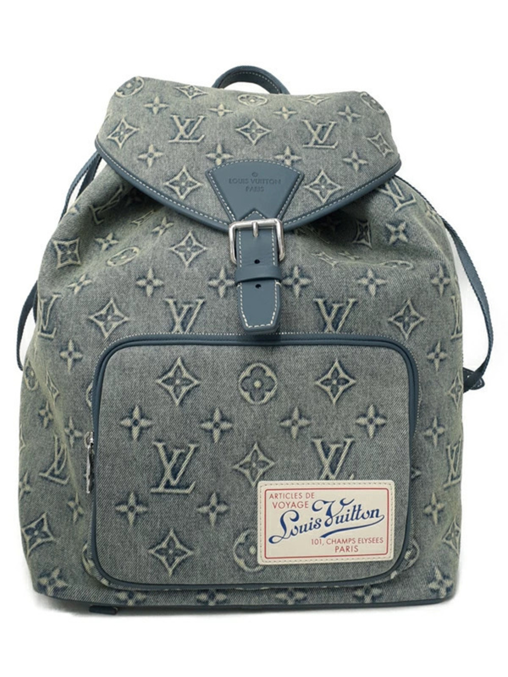 Louis Vuitton Monogram Wash Denim Montsouris Backpack